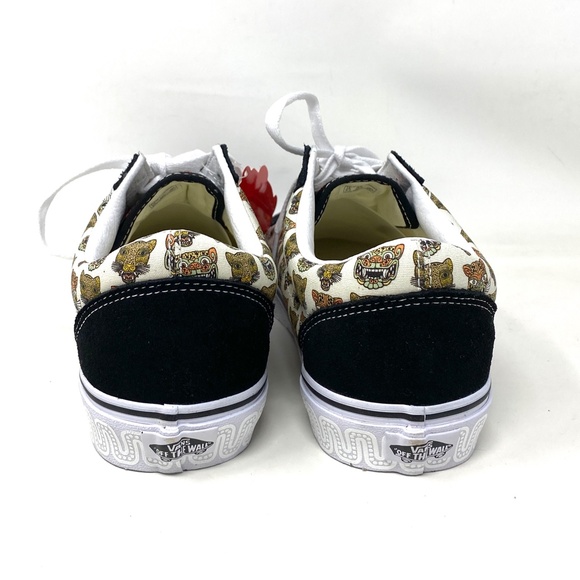 VANS Old Skool Low Top Jaguar Black Men’s Canvas Suede Sneakers Size VN0A5JMIBLK - Picture 10 of 12